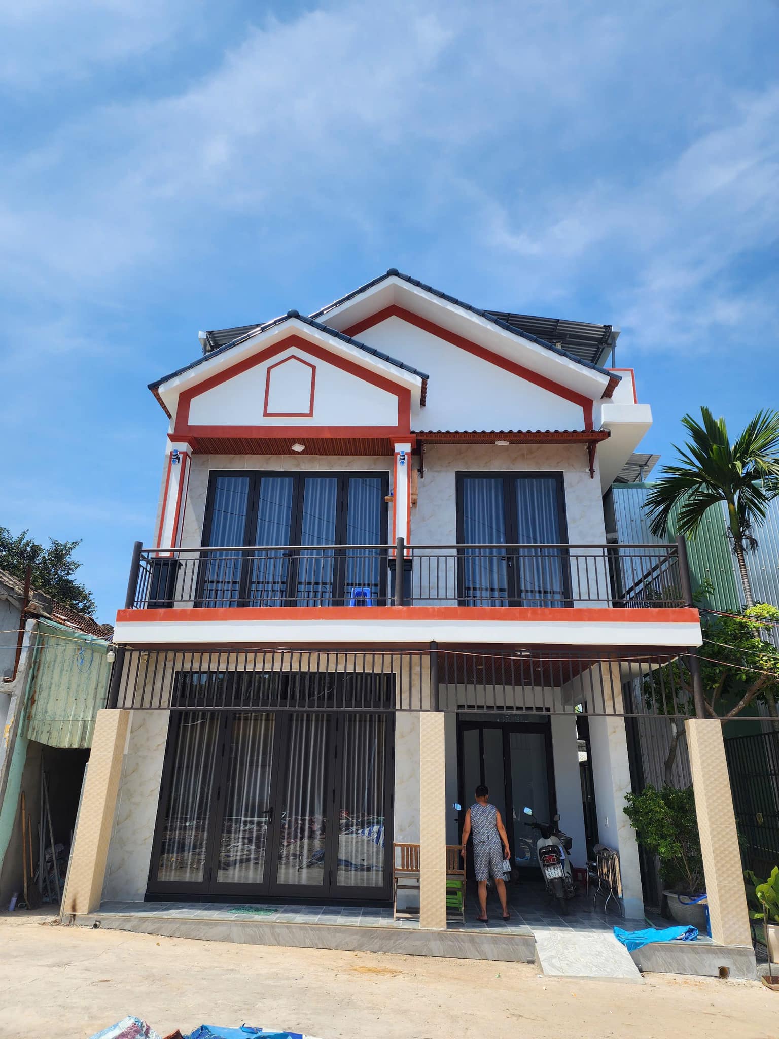 Hình ảnh dự án Công Trình Thi Công Nhà Mái Thái 2 Tầng Tại Đà Nẵng